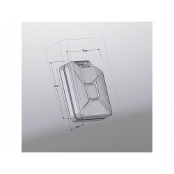 RC Jerrycan 1/10 Real Scale 20L Resin – Scale Accessory for RC Crawlers