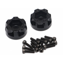 Boom Racing BRXT606 XT606 6-Lug Aluminum 12mm Wheel Hub Adapters 6MM Offset (2)