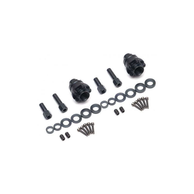 Boom Racing BRXT5DU Adjustable Dually Adapter for 5-Lug Beadlock Wheel