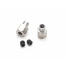 Boom Racing BRXT508/NUT M4x10 Steel Barrel Nut w/ Set Screw (2)