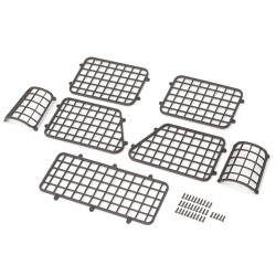 Boom Racing BRX020072 B3D Nylon Front & Rear Window Guard for TRC D110 Pick-Up for BRX02