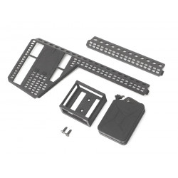 Boom Racing BRX020087 B3D Rear Armor Quarter Panel w/ Jerry Can for TRC D110 Body for BRX02