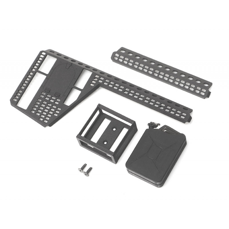 Boom Racing BRX020087 B3D Rear Armor Quarter Panel w/ Jerry Can for TRC D110 Body for BRX02