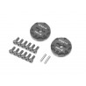 Boom Racing BRXT6015PINV2 ProBuild XT6015Pin V2 6-Lug Aluminum Wheel Hub Adapters 1.5MM Pin Offset (2)