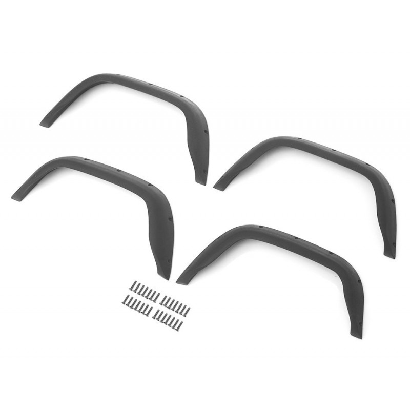 Boom Racing BRX020082 Rubber Front & Rear Fender Flare Set for TRC D90 D110 for BRX02