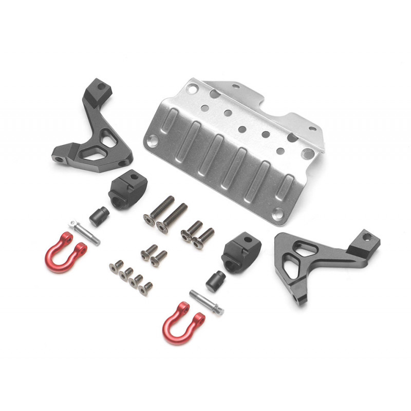 Boom Racing BRX020069 KUDU Front Skidplate with D-Ring Shackles for BRX02 Link Version for BRX02