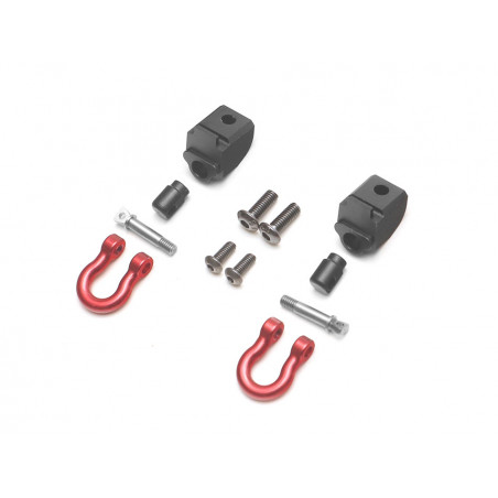 Boom Racing BRX020069A KUDU Front D-Ring Shackle & Retainer for BRX02 Link Version for BRX02