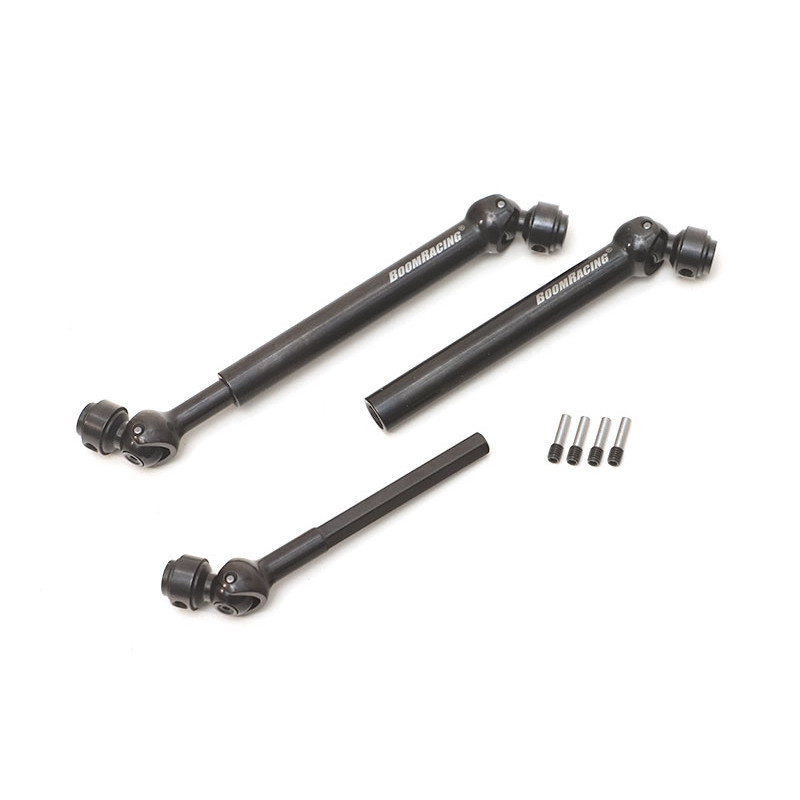 Boom Racing BRX020043 KUDU Heavy-Duty 110-130mm Steel CVD Center Drive Shaft (2) for BRX02
