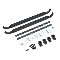 Boom Racing BRX020092 KUDU Spectre Aluminum Tubular Side Step w/ Black Diamond Plate (2) for BRX02