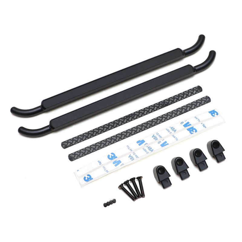 Boom Racing BRX020092 KUDU Spectre Aluminum Tubular Side Step w/ Black Diamond Plate (2) for BRX02