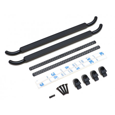 Boom Racing BRX020092 KUDU Spectre Aluminum Tubular Side Step w/ Black Diamond Plate (2) for BRX02