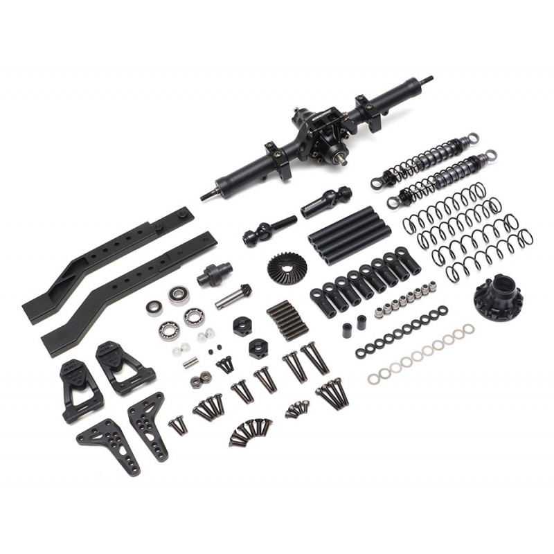 Boom Racing BRX0266100KIT BRX02 Link 6X6 Conversion Kit for TRC D110 6x6 Pickup Hard Body for BRX02
