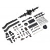 Boom Racing BRX0266100KIT BRX02 Link 6X6 Conversion Kit for TRC D110 6x6 Pickup Hard Body for BRX02