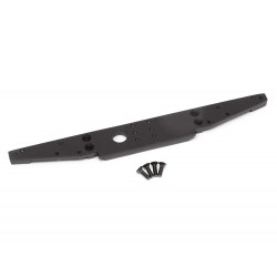 Boom Racing BRX020109R Aluminum Rear Bumper Black for BRX02 109
