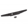 Boom Racing BRX020109R Aluminum Rear Bumper Black for BRX02 109