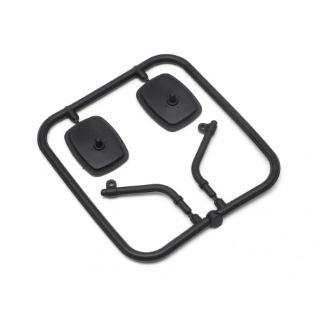 Boom Racing BRX02317 Rubber Side Mirrors for BRX02 109