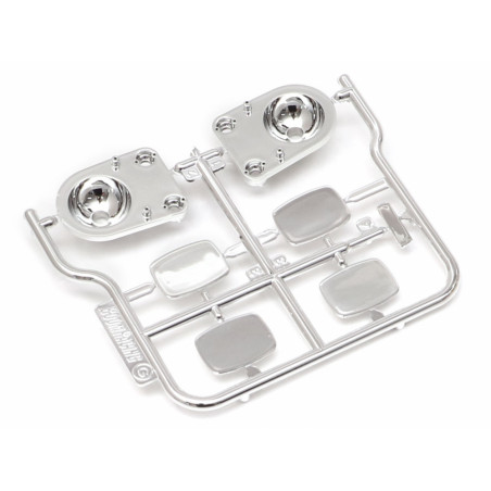Boom Racing BRX02306 Part G Chrome Parts for BRX02 109