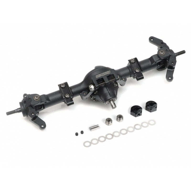 Boom Racing BRX020022LK BRX90 Complete Front PHAT Axle Link Version Black for BRX02