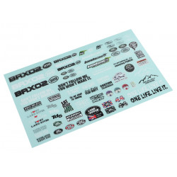 Boom Racing BRX02363 Decal Sticker for BRX02 109 Chassis for BRX02 109