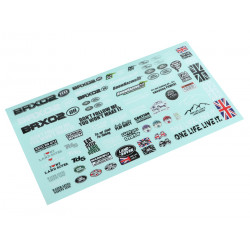 Boom Racing BRX02364 Decal Sticker for BRX02 88 Chassis for BRX02 88