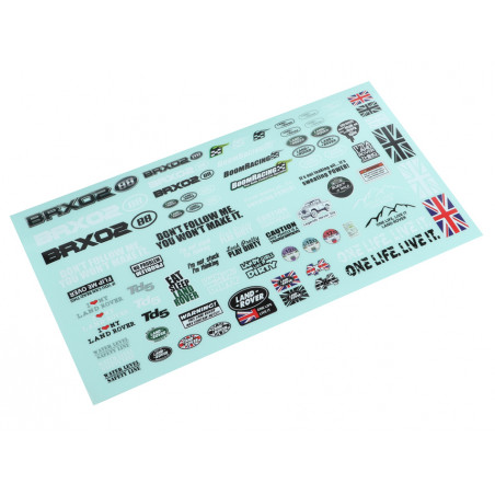 Boom Racing BRX02364 Decal Sticker for BRX02 88 Chassis for BRX02 88