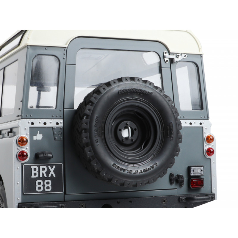 Boom Racing BRX02367R Rear Door Spare Wheel and Tire with Mount for Series Land Rover Station Wagon for BRX02 88