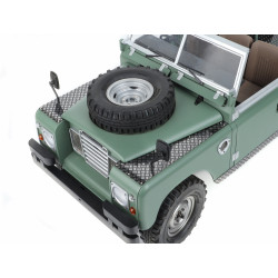 Boom Racing BRX02369BK KUDU Stainless Steel Diamond Plate Set for Series Land Rover 109 (Exterior)  Black for BRX02 109