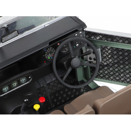 Boom Racing BRX02371BK KUDU Stainless Steel Diamond Plate Set for Series Land Rover 88 & 109 (Cab Interior) Black for BRX02 109