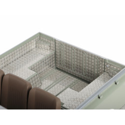 Boom Racing BRX02372S KUDU Stainless Steel Diamond Plate Set for Series Land Rover 109 (Rear Bed)  Silver for BRX02 109