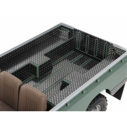 Boom Racing BRX02372BK KUDU Stainless Steel Diamond Plate Set for Series Land Rover 109 (Rear Bed)  Black for BRX02 109