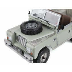 Boom Racing BRX02370S KUDU Stainless Steel Diamond Plate Set for Series Land Rover 88 (Exterior) Silver for BRX02 88