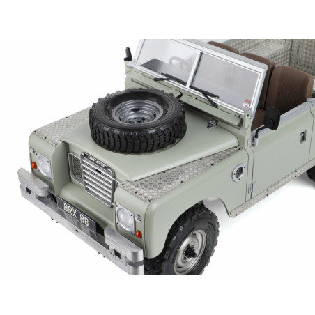 Boom Racing BRX02370S KUDU Stainless Steel Diamond Plate Set for Series Land Rover 88 (Exterior) Silver for BRX02 88