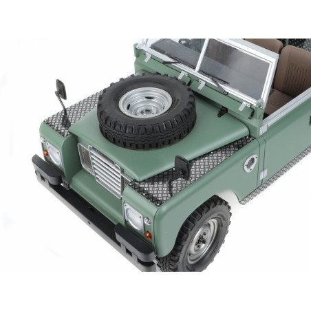 Boom Racing BRX02370BK KUDU Stainless Steel Diamond Plate Set for Series Land Rover 88 (Exterior) Black for BRX02 88