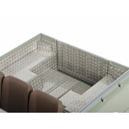 Boom Racing BRX02373S KUDU Stainless Steel Diamond Plate Set for Series Land Rover 88 (Rear Bed) Silver for BRX02 88