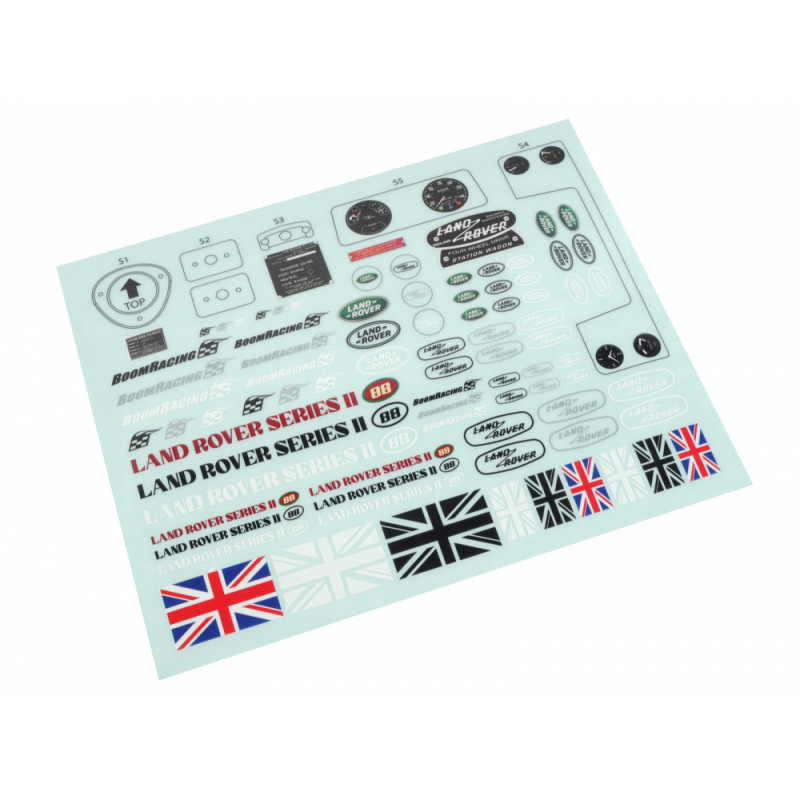 Boom Racing BRX02376 Decal Sticker for Series II 88 Station Wagon for BRX02 88