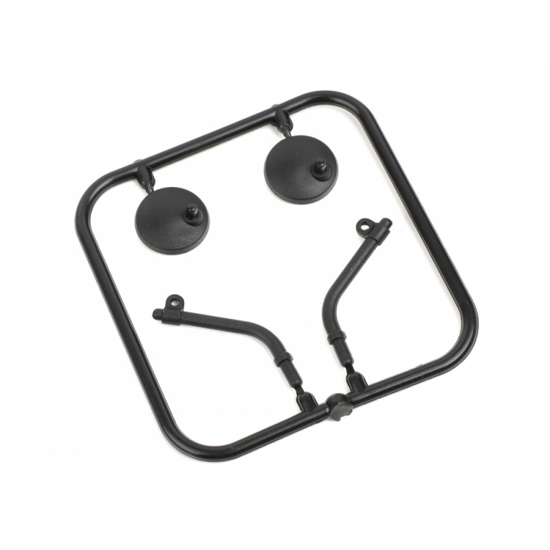 Boom Racing BRX02347 Rubber Side Mirrors for Land Rover Series II for BRX02 88