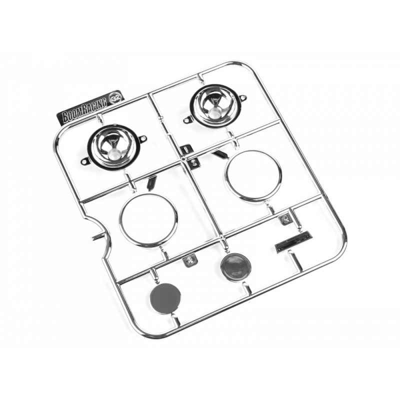 Boom Racing BRX02348 Part G Chrome Parts for Land Rover Series II 88 Station Wagon for BRX02 88