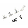 Boom Racing BRX02381S Metal Door Hinge Set for Land Rover Series II 88 Station Wagon Silver for BRX02 88