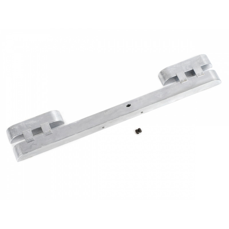 Boom Racing BRX02382 Military Bumper for BRX02 Aluminum Raw Finish for BRX02 109