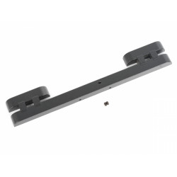 Boom Racing BRX02382BK Military Bumper for BRX02 Aluminum Black for BRX02 109