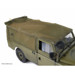 Boom Racing BRX02392SD KUDU Full Canvas Soft Top & Hoop Set (Sand) for Series Land Rover 109 for BRX02 109