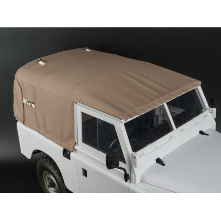 Boom Racing BRX02393ASD KUDU Full Canvas Soft Top Only for Series Land Rover 88 Full Hood Set (Sand) for BRX02 88