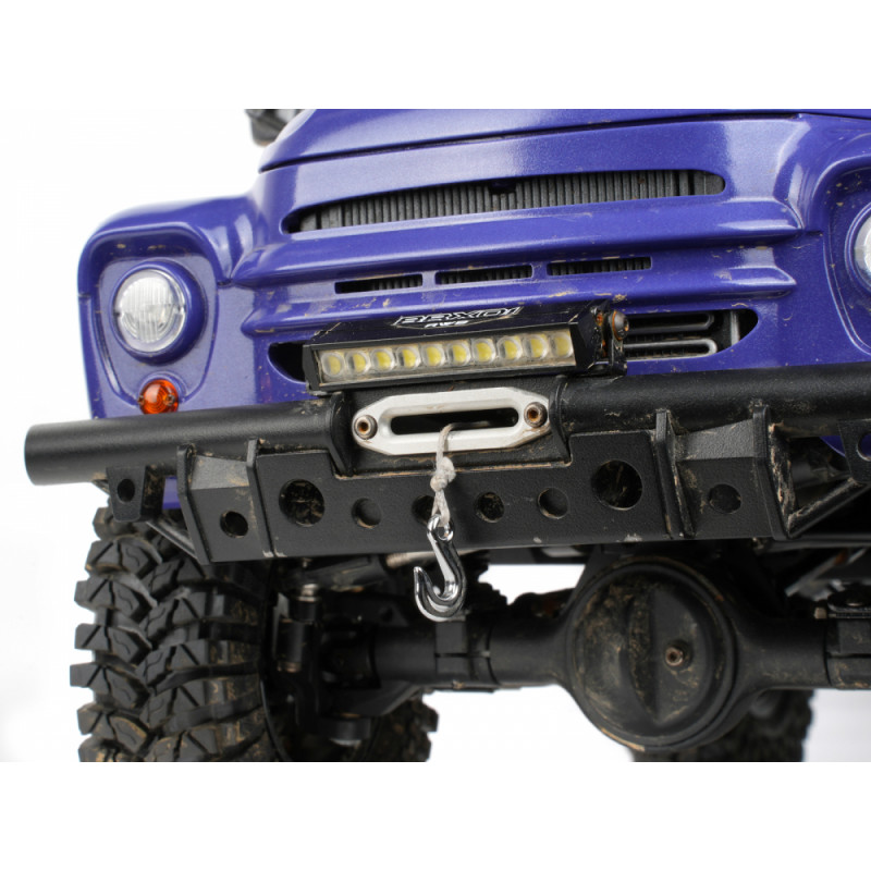 Boom Racing BRX02396S Aluminum Fairlead for BRX01 AWB / BRX02 Front Bumper Silver for BRX01 AWB