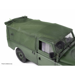 Boom Racing BRX02392G KUDU Full Canvas Soft Top & Hoop Set (Green) for Series Land Rover 109 for BRX02 109