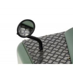 Boom Racing BRX02420 Mirror-Finish Stainless Steel Side & Rear Mirror Set for Land Rover Series II for BRX02 88