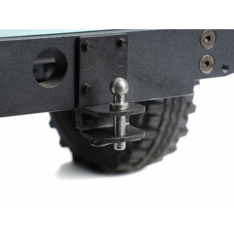 Boom Racing BRX02424 KUDU Steel Tow Ball & Jaw Pin Coupling Hitch with Drop Plate