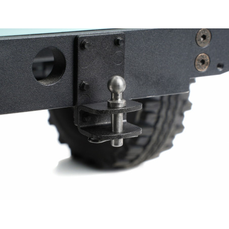 Boom Racing BRX02424 KUDU Steel Tow Ball & Jaw Pin Coupling Hitch with Drop Plate