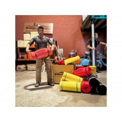 CRM sleeping mat in various colors 1/10 with CRM engraving and elastic bands