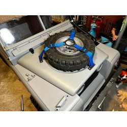CRM Tire Straps for RC & Scale Models – realistic spare tire mounting