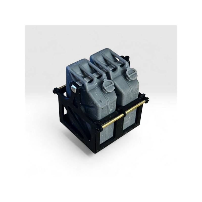 CRM Real Scale Jerrycan Halterung für Dach oder Ladefläche - 2 Kanister